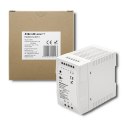 Qoltec Zasilacz na szynę DIN | 90W | 12V | 7.5A | Szary | Slim