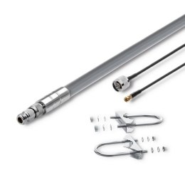 Qoltec Zestaw Antena Lora | 5.8 dBi + kabel zasilający