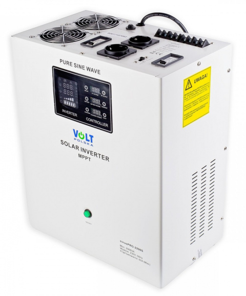 SINUS PRO 2200 S 12/230V (1400/2200W) + 60A MPPT INWERTER SOLARNY