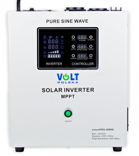 SINUS PRO 2500 S 24230V (1800/2500W) + 40A MPPT INWERTER SOLARNY