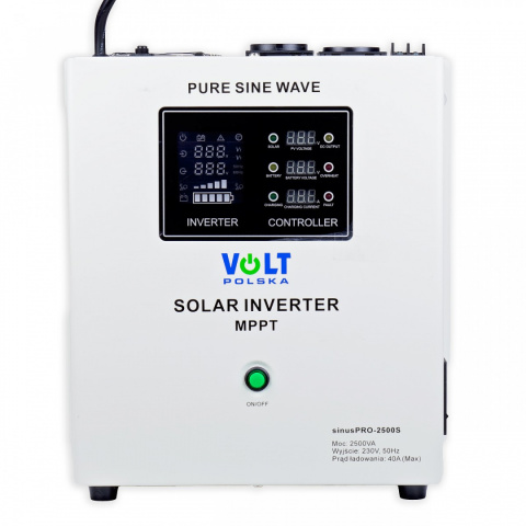 SINUS PRO 2500 S 24230V (1800/2500W) + 40A MPPT INWERTER SOLARNY
