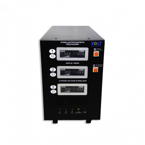STABILIZATOR NAPIĘCIA TRÓJFAZOWY AVR PRO 10000VA 3% 3F