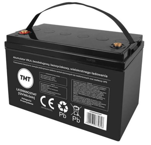 Akumulator żelowy AGM 12V 100 Ah LX121000CSTMT