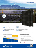 Panel fotowoltaiczny 405W JA Solar JAM54S30 405/MR BFR czarna rama Deep Blue 3.0 monokrystaliczny