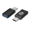 Qoltec Inteligentny czytnik chipowych kart ID SCR-0632 | USB typu C