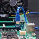 Qoltec Riser PCi-E 1x - 16x | USB 3.0 | SATA/ PCI-E 6pin
