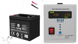 Zasilacz UPS Volt Polska Sinus Pro 500E +80Ah