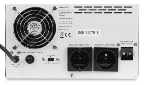 Zestaw Solarny Sinus Pro 2000S Panel 405W 2x Akumulator 100Ah