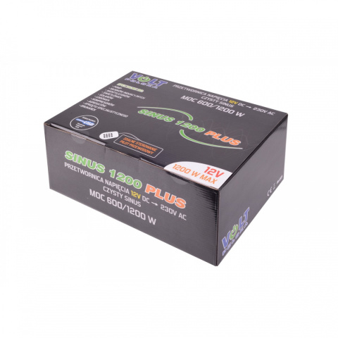 Przetwornica napięcia SINUS PLUS 1200 12/230V (600/1200W) + pilot