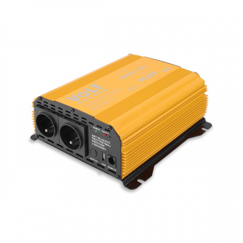 Przetwornica napięcia SINUS PLUS 1200 24/230V (600/1200W) + pilot Czysty sinus