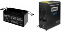 Zasilacz awaryjny Sinus Pro 1000W + Akumulator OPTI 100Ah