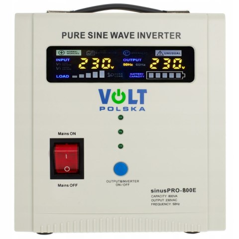 Zasilacz awaryjny sinus PRO 800 E 12V 5/10A