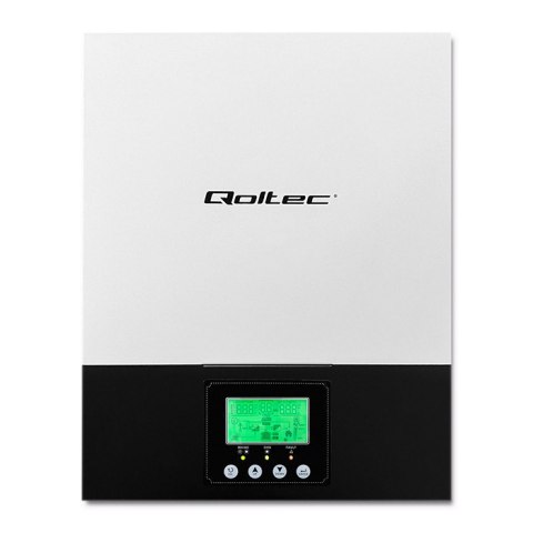 Qoltec Hybrydowy inwerter solarny Off-Grid 2.4kW | 80A | MPPT | Sinus