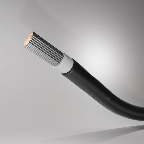 Qoltec Kabel solarny fotowoltaiczny | 4mm² | 100m | czarny