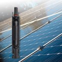 Qoltec Konektor solarny z bezpiecznikiem| złącze MC4 | 1000V | 20A