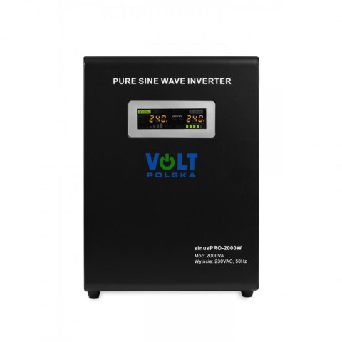 SINUS PRO 2000 W 24/230V + 2xAkumulator 100Ah + Kabel łaczący
