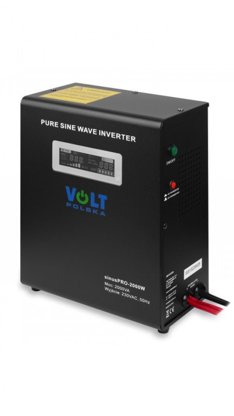 SINUS PRO 2000W 24/230V 2xAku 55Ah Kabel łaczący