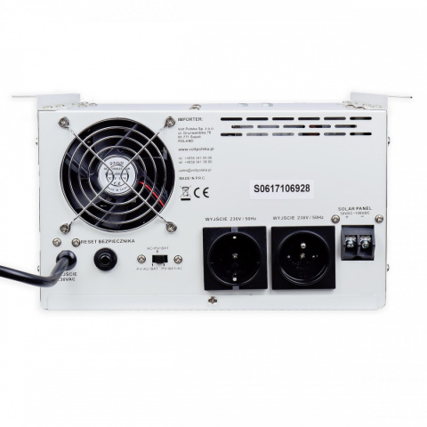 Sinus Pro 2200S + Akumulator GEL 260Ah Zestaw awaryjny