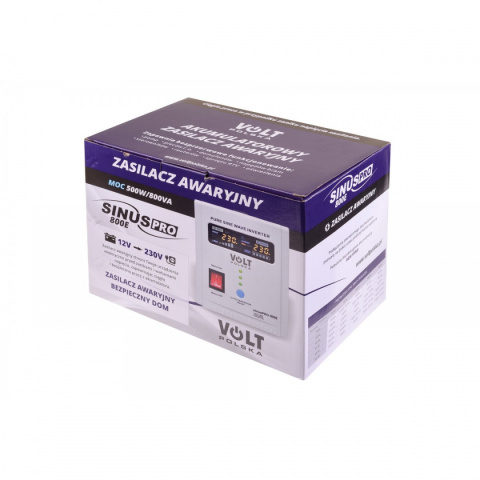Sinus Pro 800E + Akumulator 100Ah Zestaw awaryjny