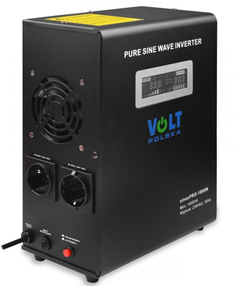 Zasilacz awaryjny sinus PRO 1000W 12V 10A