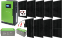 Zestaw Solarny Off-Grid 3,5 kW/6KVA 9x Panel 385W 2x150Ah