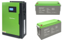 Zestaw solarny Inwerter 3,5W 100A/24V + 2x akumulator 150A