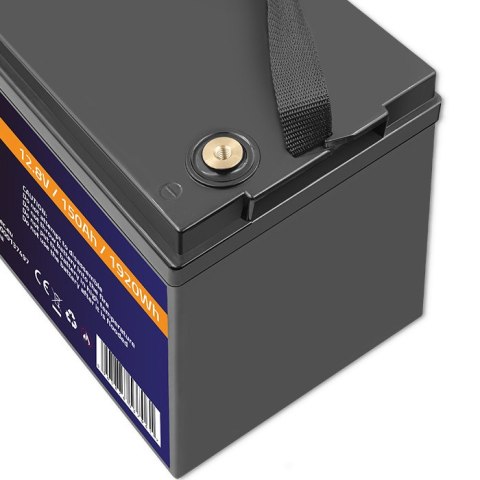 Qoltec Akumulator LiFePO4 | 12.8V | 150Ah | 1920Wh| BMS