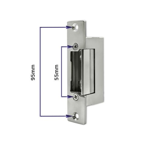 Qoltec Elektrozaczep symetryczny z pamięcią i blokadą | 600mA | 12V