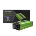 Qoltec Przetwornica napięcia Monolith | ładowanie baterii | UPS | 300W | 600W | 12V na 230V | Czysty Sinus
