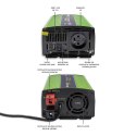 Qoltec Przetwornica napięcia Monolith | ładowanie baterii | UPS | 600W | 1200W | 12V na 230V |Czysty Sinus