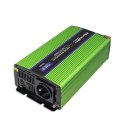 Qoltec Przetwornica napięcia Monolith | ładowanie baterii | UPS | 600W | 1200W | 12V na 230V |Czysty Sinus