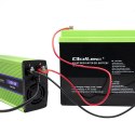 Qoltec Przetwornica napięcia Monolith | ładowanie baterii | UPS | 600W | 1200W | 12V na 230V |Czysty Sinus
