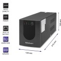 Qoltec Zasilacz awaryjny UPS | Monolith| 1500VA | 900W