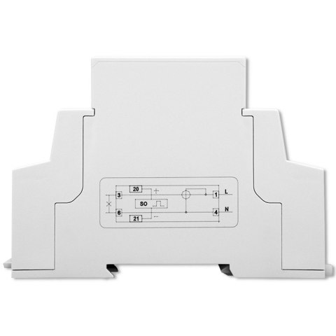 Qoltec Jednofazowy elektroniczny licznik | miernik zużycia energii na szynę DIN | 230V | LCD | 2P | Slim