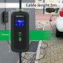 Qoltec Mobilna ładowarka do samochodów EV 2 w 1 typ2 | 3.5kW | 230V