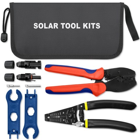 Qoltec Zestaw narzędzi solarnych kompatybilnych ze złączami MC4