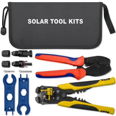 Qoltec Zestaw narzędzi solarnych kompatybilnych ze złączami MC4