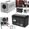 Zasilacz UPS do pieca gazowego CO 1000VA+100Ah Akumulator