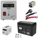 Zasilacz awaryjny sinus pro 800E + Akumulator 100Ah Zestaw