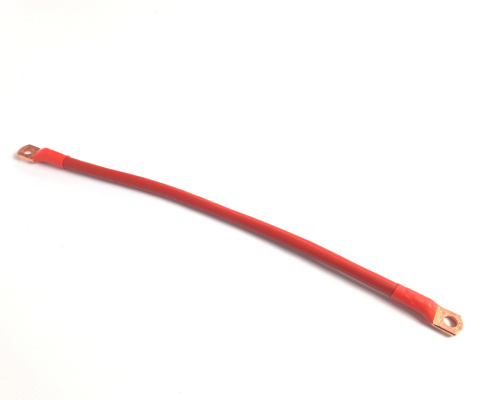 Kable do łączenia akumulatorów 2x35cm/ 35mm2 Czerwony + Niebieski -