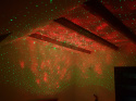 PROJEKTOR LED RGB BLUETOOTH Z WBUDOWANYM GŁOŚNIKIEM I SENSOREM DŹWIĘKU STEROWANY PILOTEM