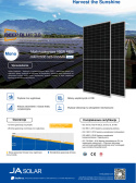 Panel fotowoltaiczny 545W JA Solar, srebrna rama, monokrystaliczny