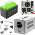 Zestaw awaryjny UPS | 800VA | 560W | Stała faza + Akumulator żelowy100Ah