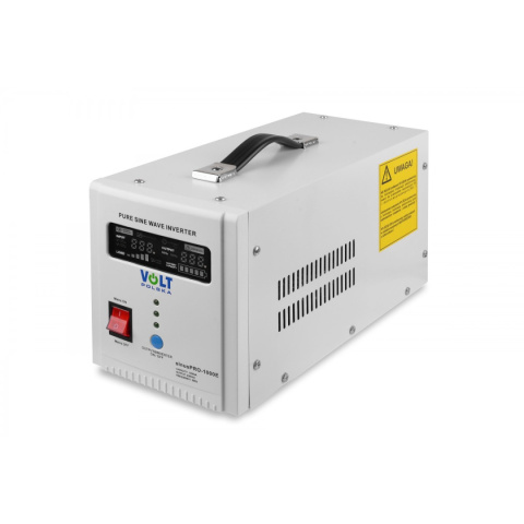 Zasilacz Sinus Pro 1000E + Akumulator 100Ah Zestaw Awaryjny UPS