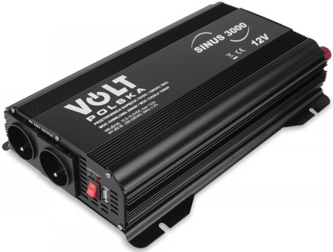 Przetwornica napiecia VOLT Sinus 3000 12V/230V 1500W/3000W Czysty Sinus