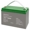 Qoltec Akumulator AGM | 12V | 100Ah | max 1200A