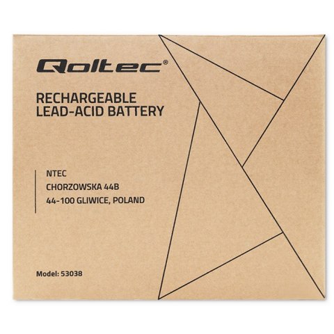 Qoltec Akumulator AGM | 12V | 100Ah | max 1200A
