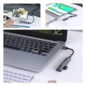Qoltec Hub Adapter USB-C 3.1 4 w1 | USB 3.0 | 3x USB 2.0