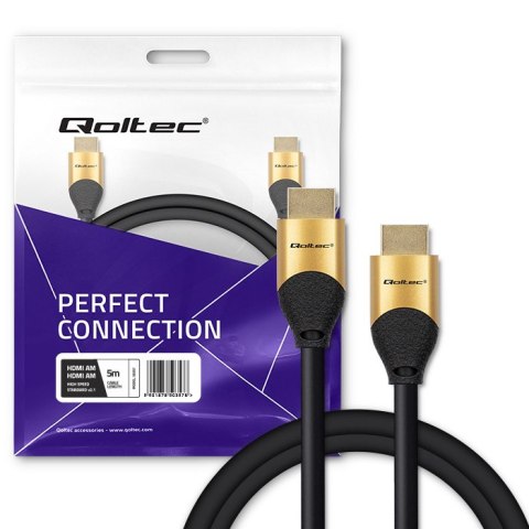 Qoltec Kabel HDMI v2.1 Ultra high speed 8K | 60Hz | 5m