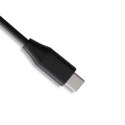 Qoltec Ładowarka GaN POWER PRO | 1xUSB-C | 65W | 5-20V | 3-3.25A | Czarna
